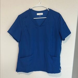 Butter Soft Royal Blue Women’s Scrub Top